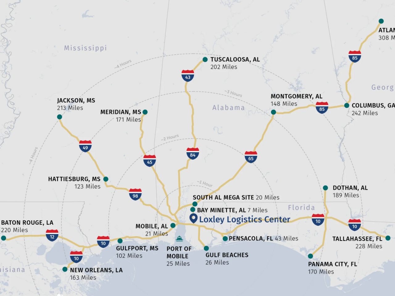 Map - Driving Distance